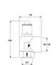 Sicherheitsventil von IMI Hydronic Engineering, mit Anschlussmöglichkeiten und vertikalem Design zur Druckregulierung in pneumatischen Systemen.